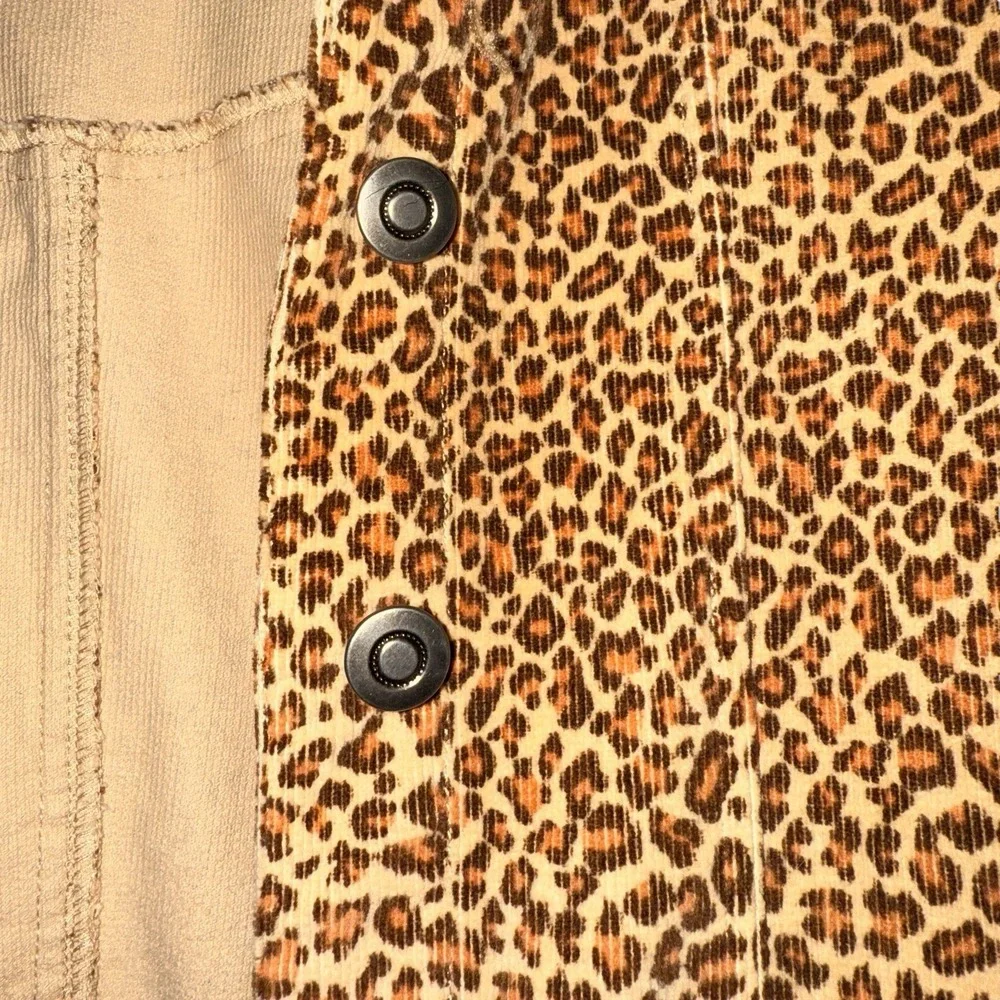 Quiet Luxury Safari Chic Leopard Print Jacket Animal Print Layering Piece Size S